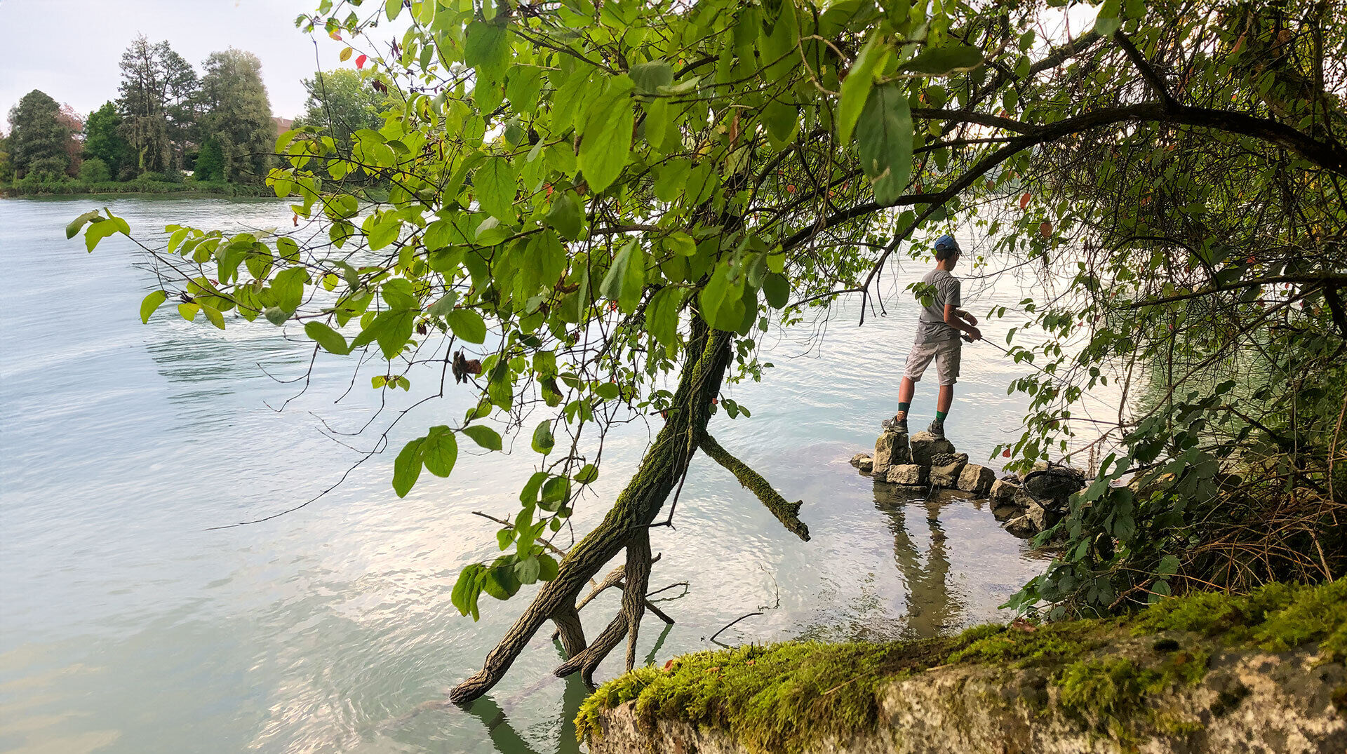 Alet-Spinnfischen am Fluss