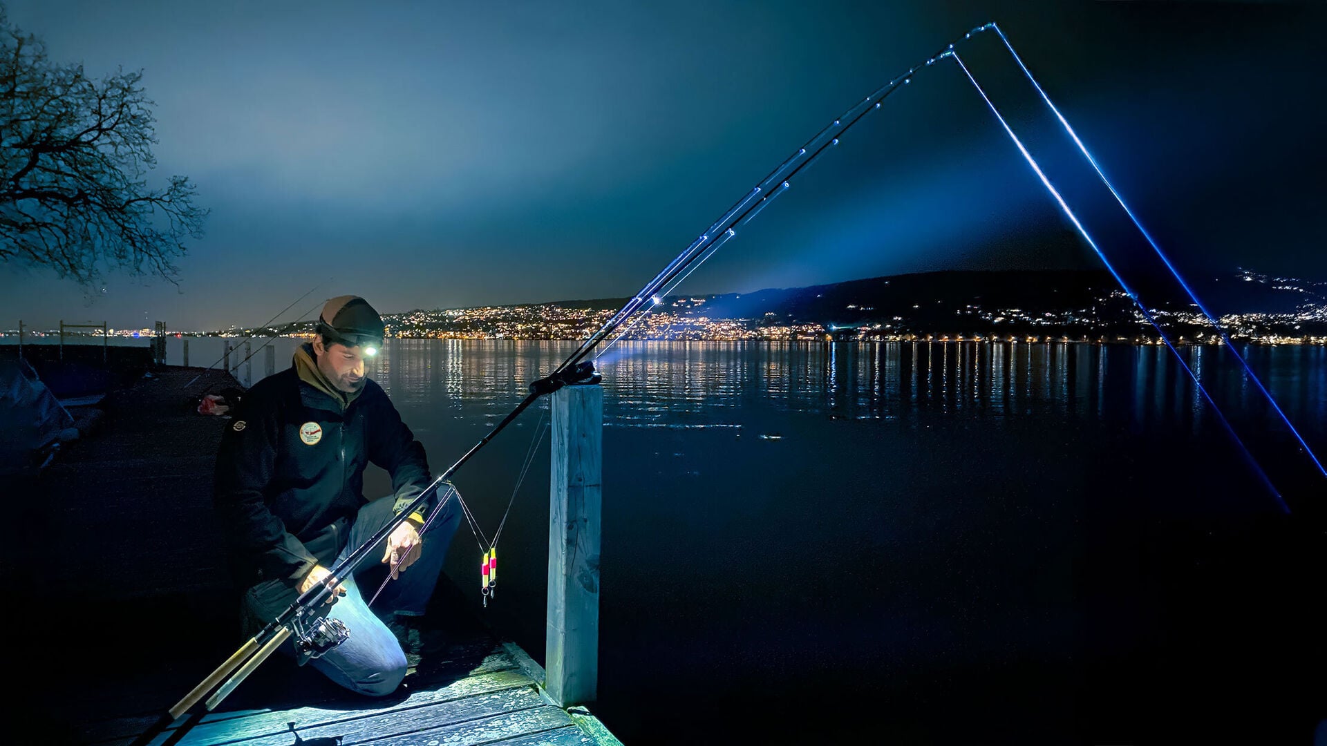 Vom Ufer aus auf Trüschen