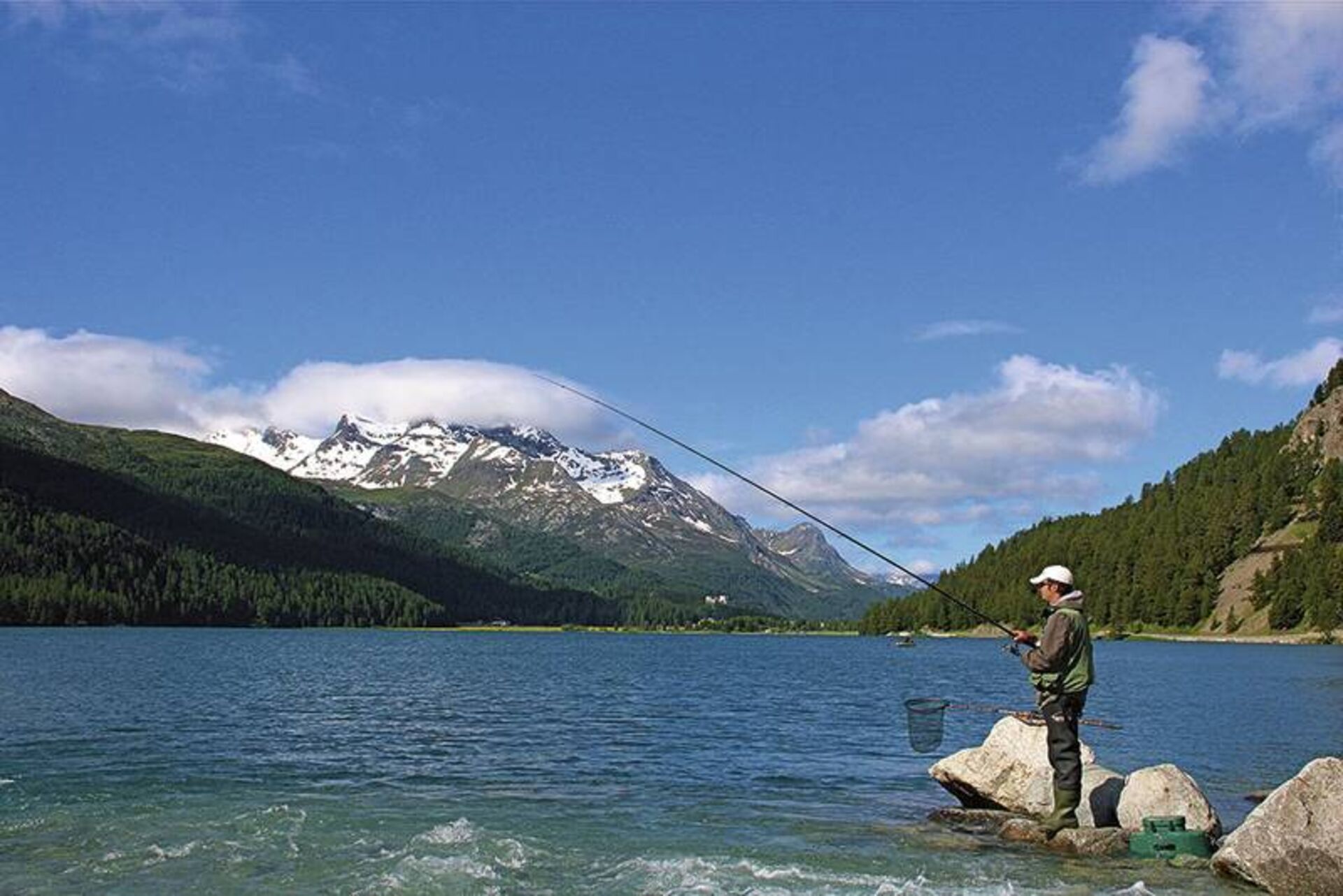  Darauf kann man sich als Bergsee­forellen­fischer definitiv freuen: Herrliche alpine Landschaften. Die Aussicht auf einen speziellen Fang macht das Erlebnis viel intensiver.  