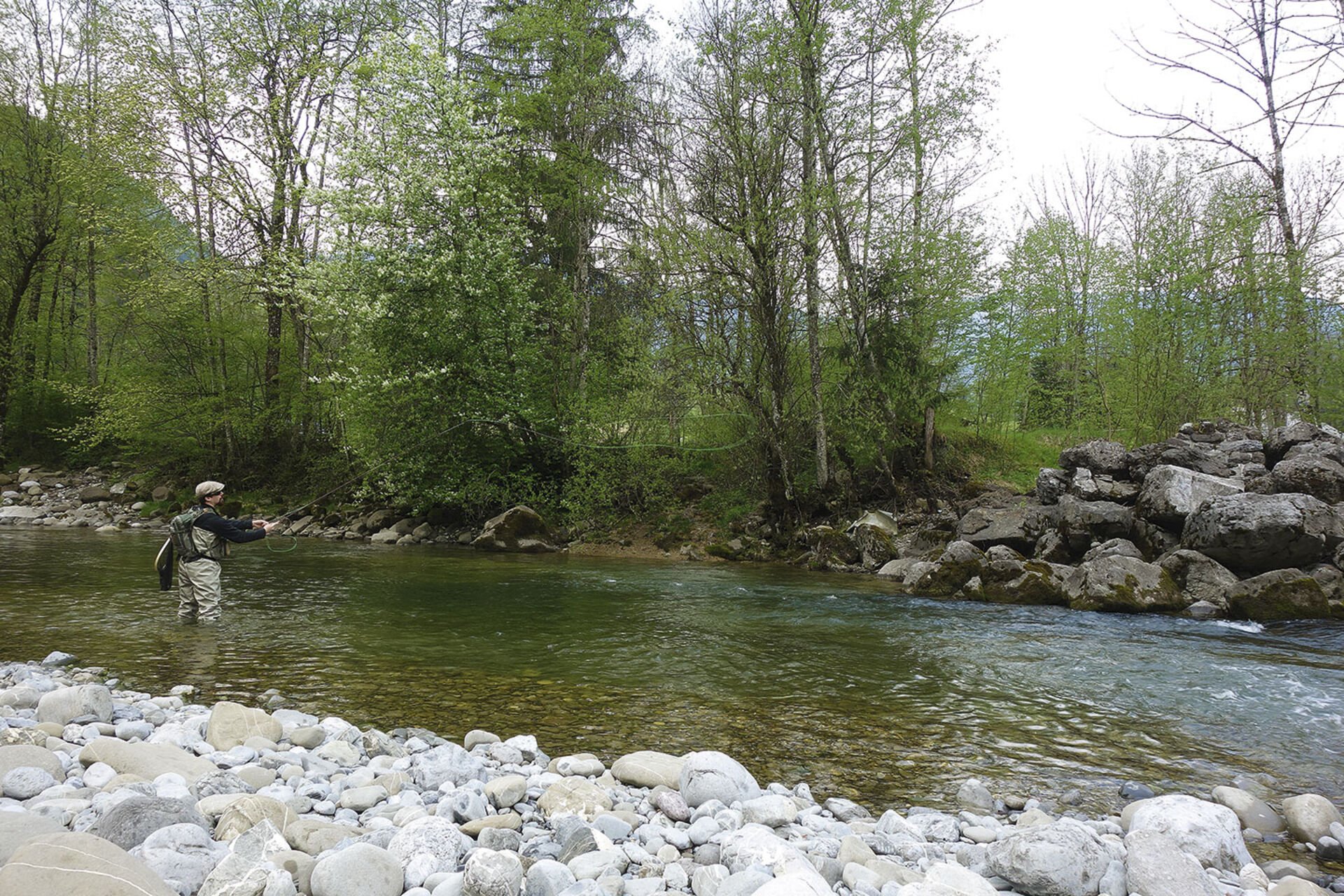  Naturnahe Flüsse und ein guter Fischbestand erwarten Fliegenfischer im Bregenzerwald.  
