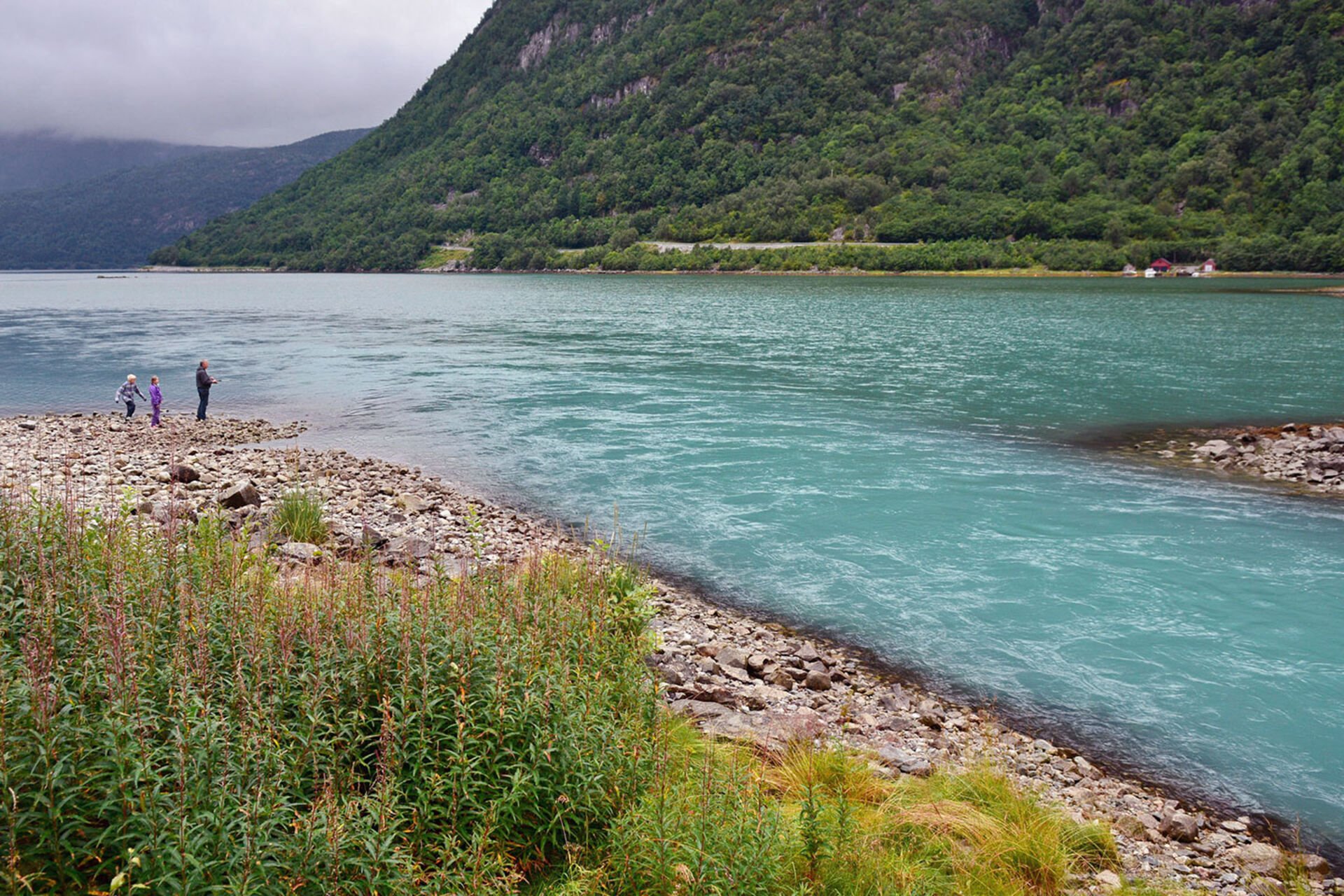 Solche Zuflüsse in den Fjord riechen förmlich nach Fisch.  