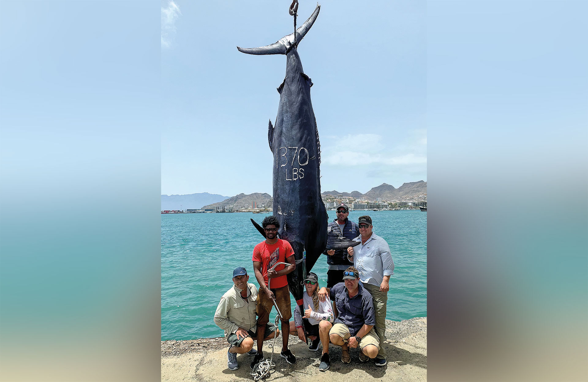  Unglaubliche 1370 Pfund – neuer Rekord auf Cabo Verde.  