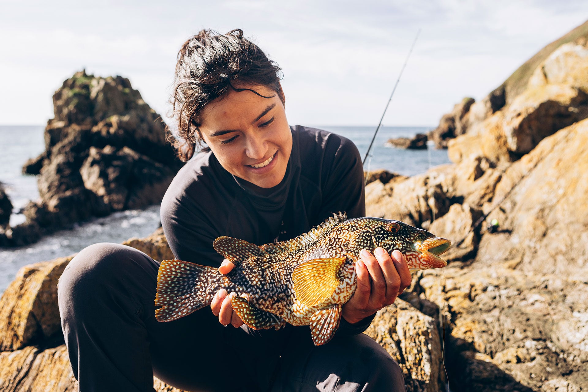  Die Krönung von Brianas Einstand als Fischerin kann sich sehen lassen.  