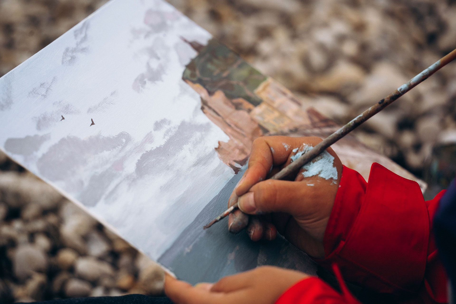  Briana macht auch «ihr Ding» unterwegs. Ob Cédric sich auch darin versuchen sollte?   