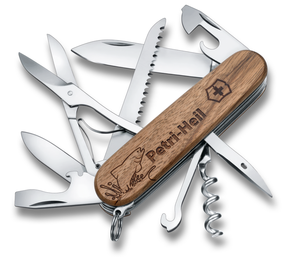 Fischen in der Schweiz 2026 [&] Petri-Heil[-Sackmesser (Victorinox®)]