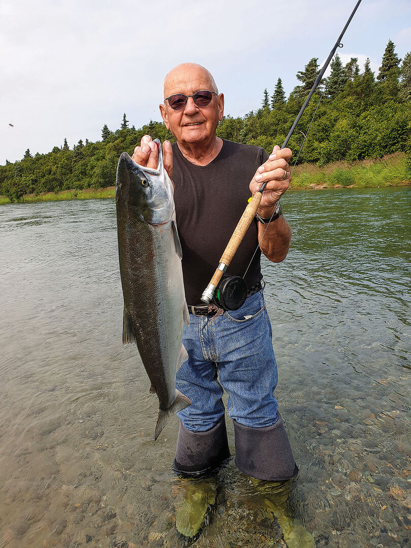  Seit den frühen 1980er-Jahren besucht Fredy immer mal wieder die Lachsflüsse Alaskas. (Foto: privat)  