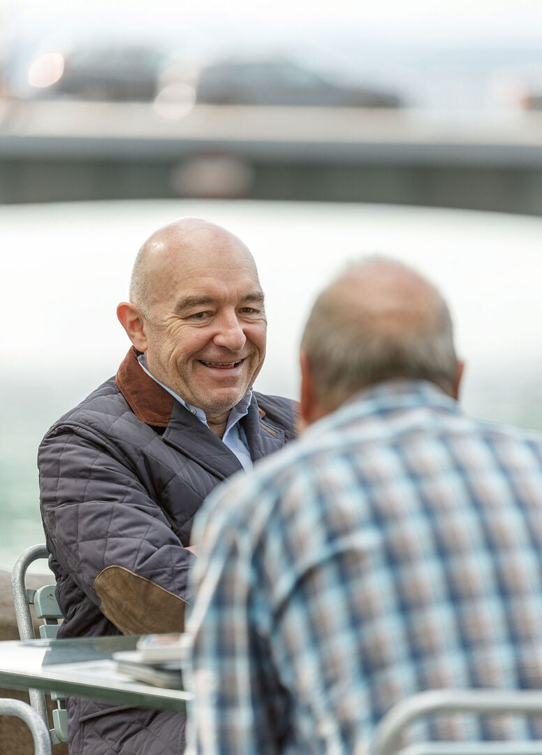  Daniel Jositschs Heimatstadt Zürich ist von Fluss und See geprägt.  