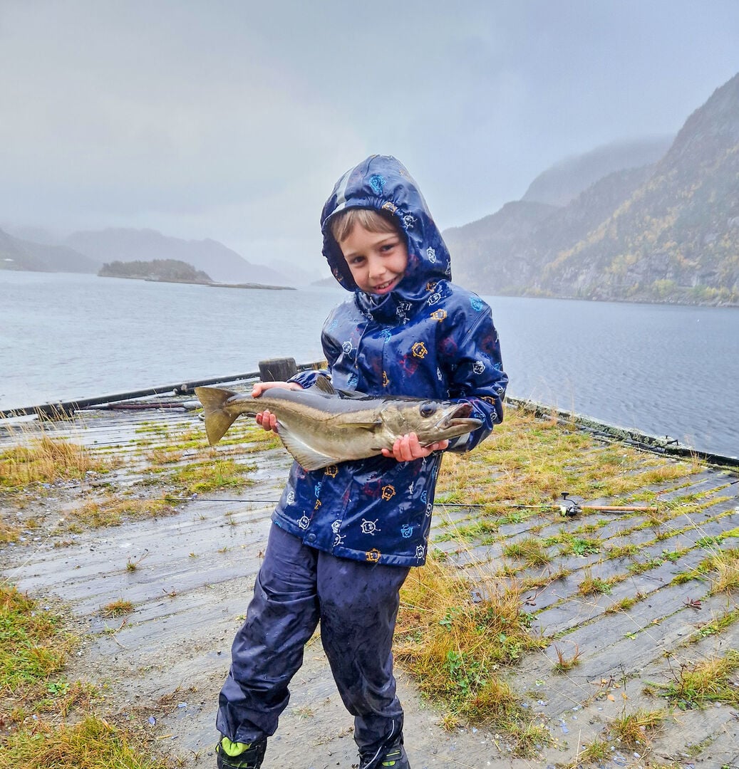  Boah, krass! David mit seinem bisher grössten Fisch seines Lebens.  